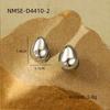 Brincos Transfronteiriços de Design Criativo Novo de Camada Dupla Amor Aço Titânio Moda Feminina Pequenos e Exquisitos Brincos de Aço Inoxidável Gota d'Água