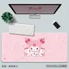 Mouse Pad Kuromi para Escritório Antiderrapante Tapete de Diatomita Extra Grande Resistente à Sujeira Tapete Absorvente de Água Resistente ao Desgaste Tapete para Mesa de Jogo Atacado