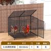 Gaiola de Aço com Malha de Corrente para Galinhas, Espessada e Reforçada, Gaiola Grande para Gansos, Galinhas, Patos, Aves, Anti-Doninha, Anti-Cobra, Anti-Rato, Uso Externo Reforçado