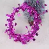 Decorações de Natal fio de estrela acessórios de decoração DIY para árvore de Natal fio de fita de Natal trepadeira de pentagrama