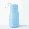Estuche para gafas de seis huesos, ocho huesos, cinco pliegues, pegamento negro, cápsula ultra pequeña, protección solar, paraguas portátil, mini caja de regalo, paraguas, paraguas soleado y lluvioso.