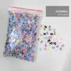 Pacote Atacado de Laços de Fita Coloridos Mistos para Decoração de Unhas, Acessórios de Resina, Iridescente