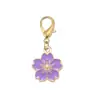 Colgante de Lazo de Aleación Flor de Cerezo Cierre Universal DIY Ropa Llavero Bolso Collar Pendiente Accesorios