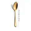 Cuchara de Acero Inoxidable 1010 Vajilla Cuchara de Postre Cuchara de Café Mini Pequeña Cuchara para Condimentos Cuchara de Alto Valor Pequeña