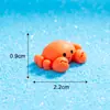 Micro-Paisaje Animales Marinos Delfín Serpiente Marina Cangrejo Dragón Hexagonal Pulpo Tortuga Adornos de Resina Accesorios para Acuario Pecera