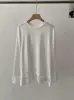 Camiseta de Manga Larga con Empalme de Encaje en el Dobladillo Omalai para Mujer Otoño e Invierno Nueva Camisa Base Suelta Top Interior Moderno 5764