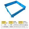 Nueva Caja Plegable con Tapa Superior e Inferior, a Prueba de Polvo, Gran Capacidad, Duradera para Almacenamiento Industrial, Caja Plegable de Plástico Reciclable