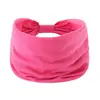Diadema Elástica de Algodón de Color Puro para Mujer Transfronteriza Europea y Americana de Ala Ancha Deportiva Absorbente de Sudor para Yoga Antitranspirante Pañuelo para la Cabeza Diadema de Moda