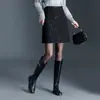 Falda de Cuadros con Lentejuelas para Mujer Primavera/Verano 2026 Nueva Falda de Cintura Alta Línea A para Figuras Pequeñas, Falda Corta Bodycon Elegante y Adelgazante