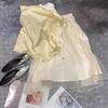 Traje Tang Estilo Chino Nuevo Top sin Mangas Abotonado Inspirado en Zen Conjunto de Dos Piezas Vestido para Mujer Verano 2026 Modelo Nuevo