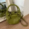 Bolso de Mano Tejido de Alto Valor Transfronterizo Bolso Cubo para Mujer Nuevo Estilo 2026 Bolso Madre e Hija Bolso de Hombro Casual Bolso Cruzado de Moda