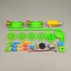 Jmcqc 2925885 Coche con Pelota Soplable de Bloques de Construcción Solo para Referencia en el Aula