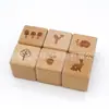 Bloques de Construcción Digitales de Madera Creativos Bloques de Construcción para Niños Bloque de Madera Digital de Madera Bloque de Madera de Pino Bloque de Madera de Haya Cuadrado Orden