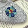 Coreia do Sul Mesmo Estilo Flor de Lantejoula Flor de Sapato Brilho Diamante Miçanga Feita à Mão Estilo Coreano Doce Alto Senso Flor Decorativa para Sapato Joia de Sapato