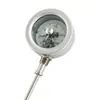 Termómetro bimetálico universal 135 grados Ajustable Instrumento de medición de temperatura industrial en sitio para medición de temperatura de tubería de reactor