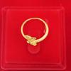 Anillo Cola de Dragón Chapado en Oro Latón Joyería Imitación Oro Año del Dragón Zodiaco Mascota Zodiacal Anillo de Dragón de Boca Abierta para Dama