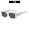 Moda Urbana Europea y Americana Marco Cuadrado Retro Versátil Gafas de Sol Nueva Moda al Aire Libre Ciclismo Protección Solar Gafas de Sol Transfronterizas