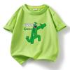 Camiseta de manga corta para niño Rainbow Friends, ropa de verano para niño 2023, nueva camiseta de algodón de media manga estilo occidental para niña.