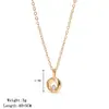 Colar Mobius Feminino Pingente Donut Zircônia Diamante Brilhante Luxo Acessível Design de Nicho Corrente de Clavícula de Alta Qualidade Presente