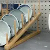 Suporte de Tigela de Madeira, Escorredor de Louça, Porta-Copos, Suporte para Notebook, Carteira, Suporte para Bolo de Chá, Suporte para Livros, Teclado, Toca-Discos, Fio, Alça, Adequado para Rt-Mart