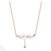 Collar de mariposa y flor de plata esterlina 925 para mujer, cadena de clavícula nicho de lujo ligero, accesorios creativos de joyería de concha, regalo conmemorativo