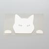 Calcomanías para coche transfronterizas calcomanías para coche cara de gato asomándose gato mascota asomándose forma de gato calcomanías reflectantes para coche se pueden personalizar