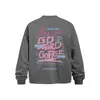 Camiseta suelta de manga larga con estampado de letras divertida y creativa para hombre, adecuada para primavera y otoño, estilo callejero europeo y americano, camiseta casual de cuello redondo INS