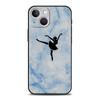 Para iPhone16 Nueva Elegante Funda de Teléfono para Mujer Bailando Ballet Bajo la Luna Cielo Estrellado