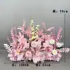 Nuevos Arreglos Florales de Piso para Decoración de Bodas, Arte Floral para Bodas, Arreglos Florales para Escenario en T, Arreglos Florales de Bienvenida para Hoteles
