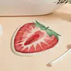 Alfombrilla de baño, Alfombra para habitación infantil, Felpudo absorbente de agua, Felpudo casero lindo con forma de fruta para puerta de inodoro, Alfombrilla de baño