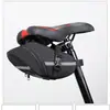 Bolsa Traseira de Bicicleta Bolsa de Selim para Mountain Bike Pacote de Assento Equipamento Acessórios de Bicicleta Bolsa de Selim Bolsa Traseira para Bicicleta Dobrável