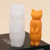 Série Animal DIY Forma de Coruja Gato Sapo Vela Perfumada Enfeites Decorativos Fabricação Molde de Silicone