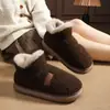 Novos sapatos de algodão pelúcia de inverno 2026 para mulheres, com forro de fleece adicional e solas espessadas, antiderrapantes, adequados para casais, uso interno e externo, também disponíveis para homens