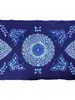 Mantel tradicional teñido con nudos de Zhoucheng, Dali, Yunnan, Mantel para mesa de café, Tela para colgar en la pared teñida con nudos hecha a mano, Tela decorativa para el hogar étnica