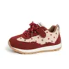 Zapatos Deportivos de Moda Infantil con Lunares y Bloques de Color 2026 Otoño Nuevo Estilo Coreano para Niños y Niñas Suela Suave Antideslizantes Casuales de Moda