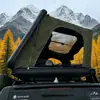 Tienda de Techo de Aluminio con Apertura Lateral Diseño de Distribución de Espacio Estándar Techo Solar Panorámico Experiencia Cómoda de Vida al Aire Libre