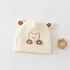 Gorro para Bebé Primavera y Otoño Gorro Fetal para Recién Nacidos Gorro Lindo de Dibujos Animados para Bebé Gorro de Protección de la Fontanela Gorro Fetal para Bebés de Pocos Meses Ropa Infantil Anyang