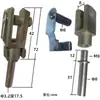 Accesorios de Cuerda de Acero para Equipo de Fitness, Terminales de Cable de Repuesto, Clips Conectores, Hebillas de Bloqueo, Levantamiento de Pesas y Otros