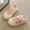 Tênis de Lona Finos de Outono Tênis Respiráveis Feminino 2025 Novos Sapatos Brancos de Sola Grossa Casuais Esportivos Sapatos de Pão Tendência