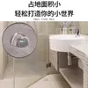 Tapón de Puerta para Bebé Anticolisión Soporte de Puerta de Silicona Sin Taladrar Parachoques de Puerta Redondo Transparente Ventosa para Puerta de Baño Pegatina Creativa Anticolisión