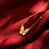 Nuevo Collar Luna de Flores Buenos Momentos Mariposa de Ensueño Mismo Estilo que Tienda de Oro Cadena de Perlas Exquisitos Pendientes de Mariposa Tridimensionales de Alta Calidad Regalo para Novia