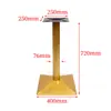 Patas de Mesa de Comedor de Acero Inoxidable, Patas de Mesa para Cafetería de Té con Leche, Accesorios de Marco de Hierro Fundido, Patas de Mesa de Comedor de Arte en Hierro Pintado para Barra de Bar, Lujo Ligero