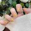 Uñas Postizas Cortas Portátiles, Sencillas, Suaves y Dulces para Niña, Estilo Europeo y Americano Ins, Pre-hechas, 30 Piezas