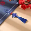 Fabricantes Mayoristas de Borlas de Nudo Chino Marcadores de Libros Tejidos a Mano con Nudos Chinos USB con Características Chinas Nudos Chinos Pequeños