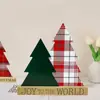 Productos de Madera Navidad Creativo Adornos de Árbol de Navidad Americano Adornos de Madera para Escritorio Decoración del Hogar Artesanías de Madera