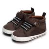 Zapatos populares de otoño e invierno de caña alta para niños pequeños con correa de PU, suela suave antideslizante, zapatos de bebé, zapatos de bebé, zapatos de bebé
