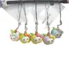 Llavero Colgante de Gato Manzana Lindo para Mochila de Estudiante Accesorio de Bolsa Regalo para Amigos y Parejas Pequeño Regalo
