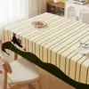 Mantel Rectangular a Cuadros 2025 Impermeable, Resistente al Aceite y al Calor, Sin Lavar, con un Toque de Lujo Ligero y de Alta Gama para Uso en el Hogar, Mantel para Mesa de Centro