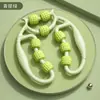 Masajeador de Piernas Rodillo de 29 Ruedas Masaje Relajante para Músculos de Pantorrilla Anillo para Piernas Delgadas Clip para Piernas Belleza de Piernas Clip para Piernas
