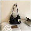 Bolso Casual de Gran Capacidad Estilo Coreano para Mujer Verano 2026 Nuevo Bolso Tote de Lunares Bolso de Hombro Único y Doble Hombro de Doble Uso a la Moda